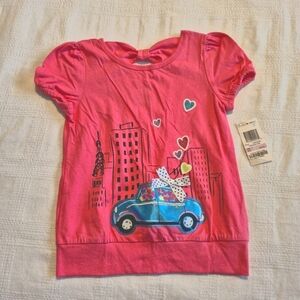 Epic Threads girls size 6 pink short sleeve shirt, NWT